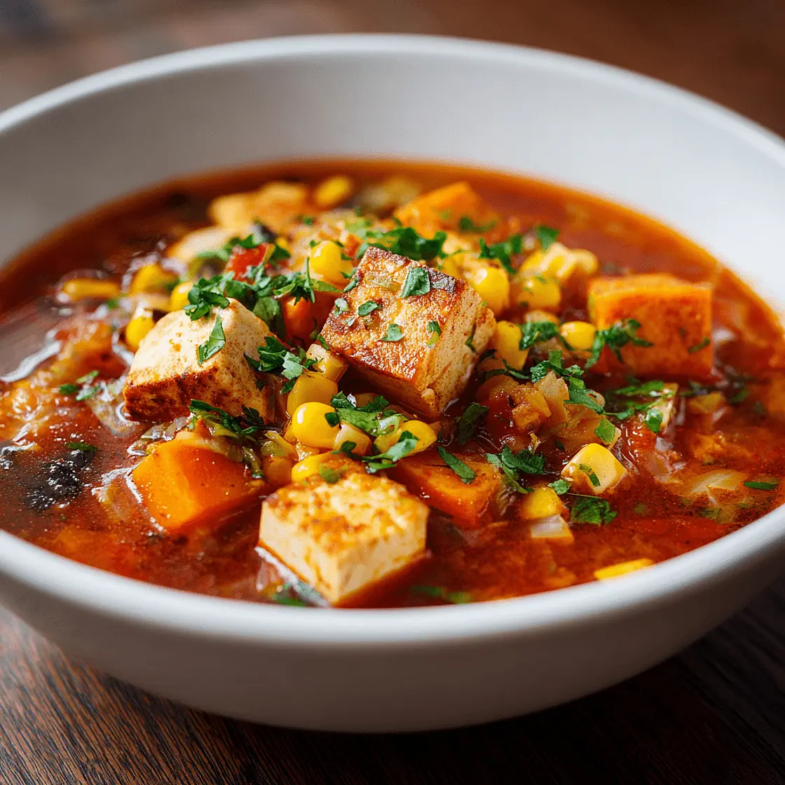 Vegetarische Suppe – inspiriert von Peruanischer Chupe di Camarones