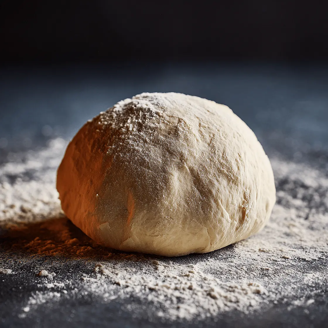 Pizzateig für Neapolitan-Style-Pizza aus dem Ofen zuhause