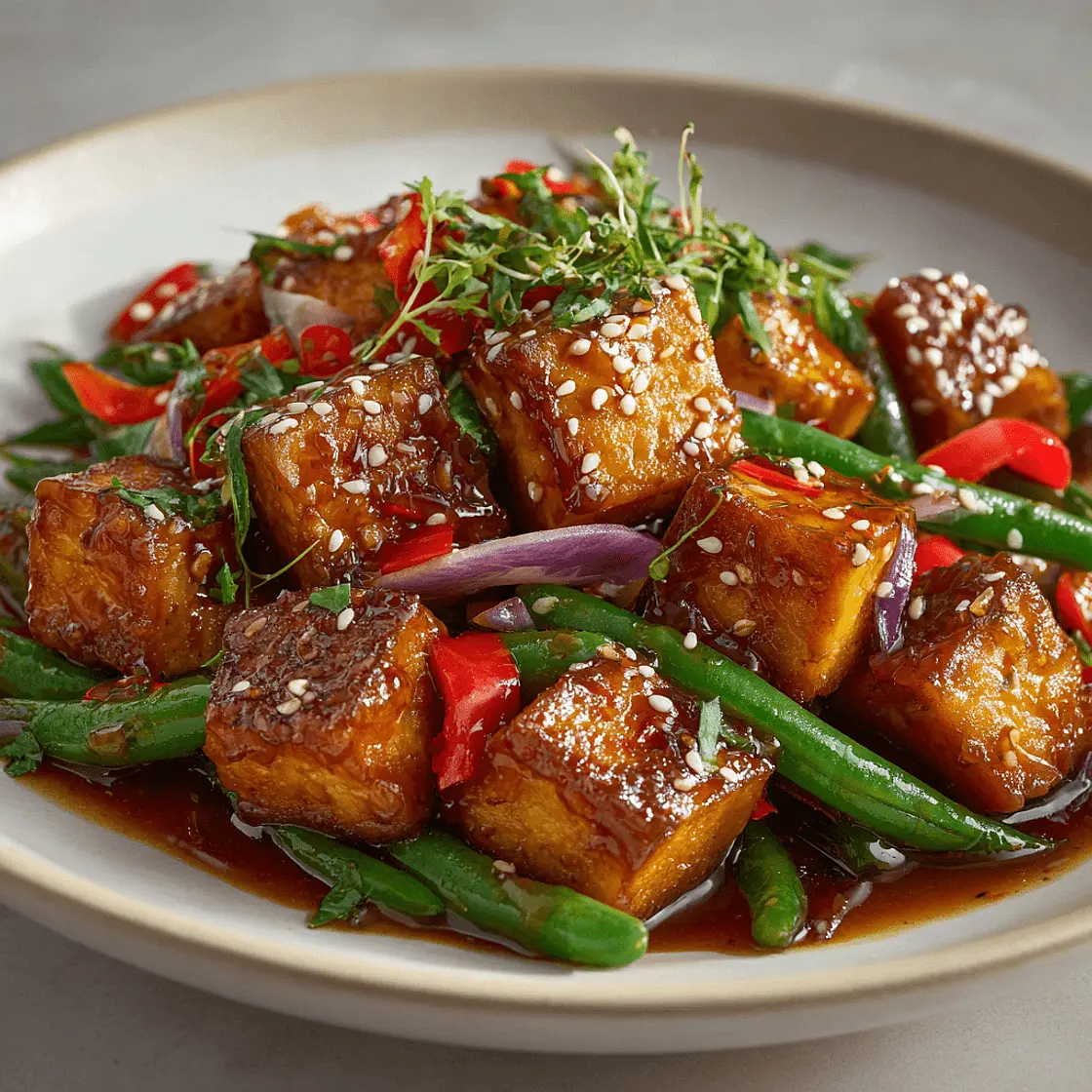 Ginger Sesame Tofu