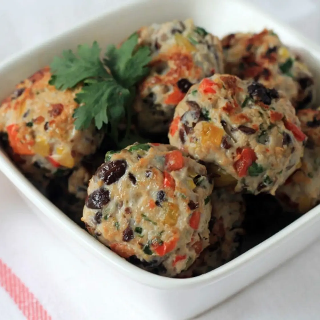 Black Bean and Turkey Meatballs