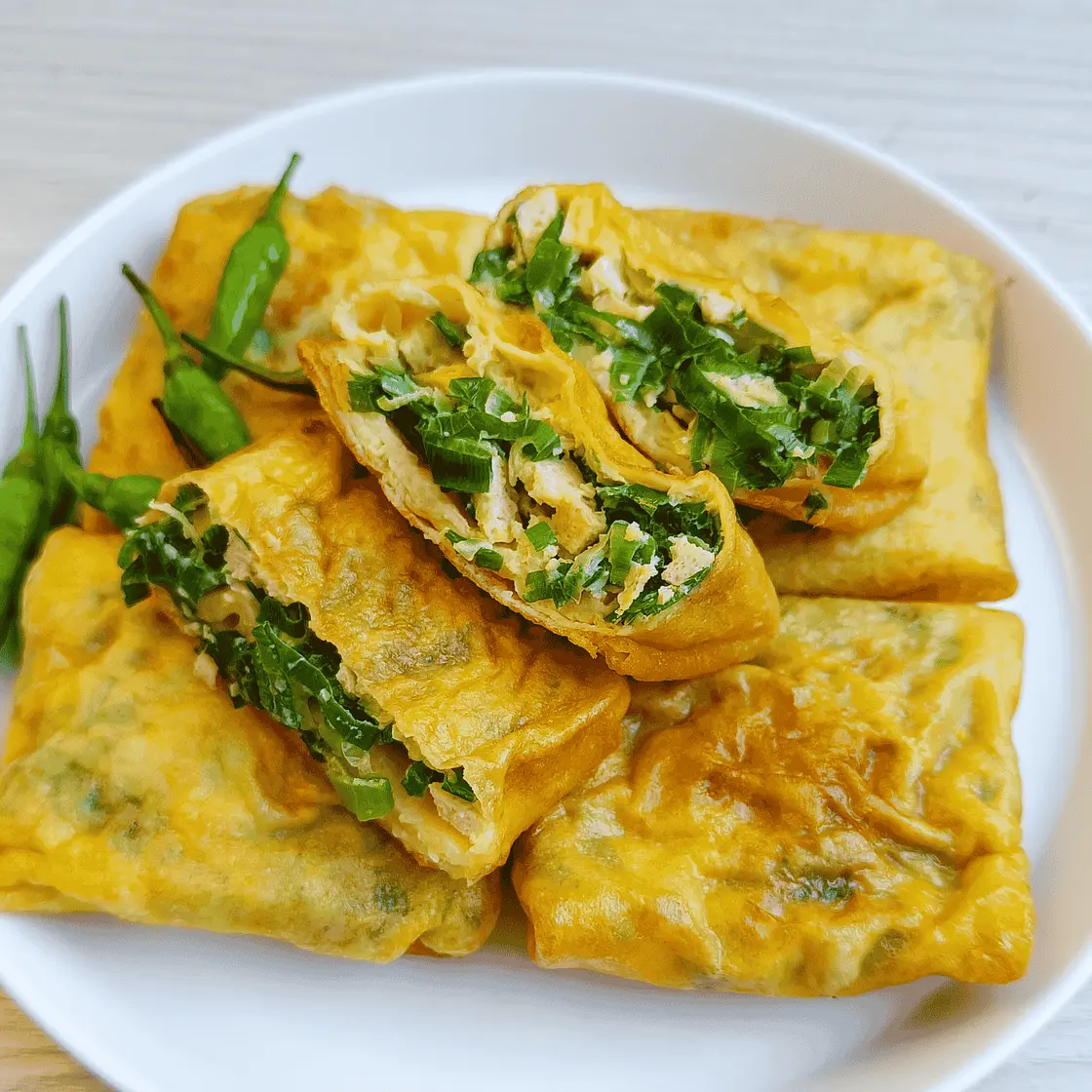 Indonesian Martabak Telur (Stuffed Pancake)