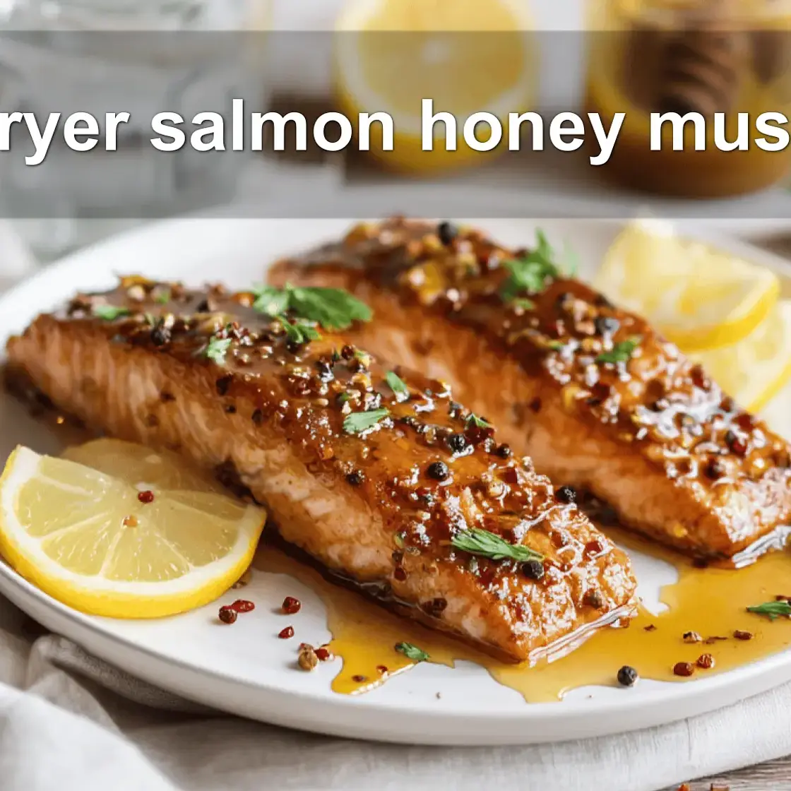 air fryer salmon honey mustard