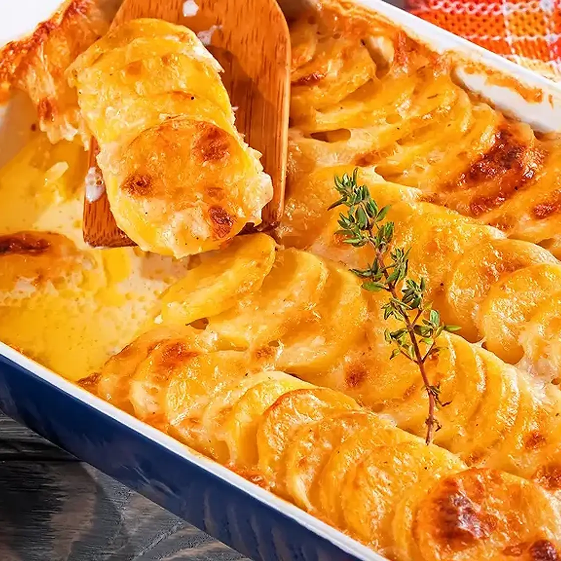 Gratin de topinambours et patates douces