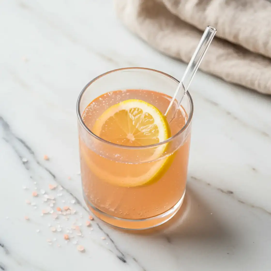 Pink Salt and Apple Cider Vinegar Tonic