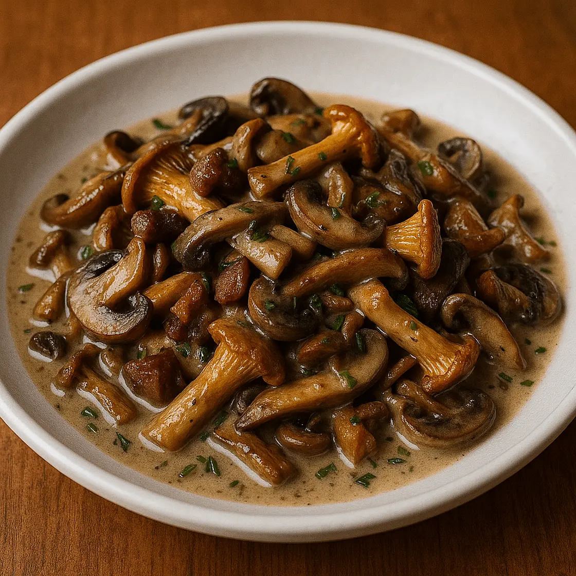 Mushroom Fricassee
