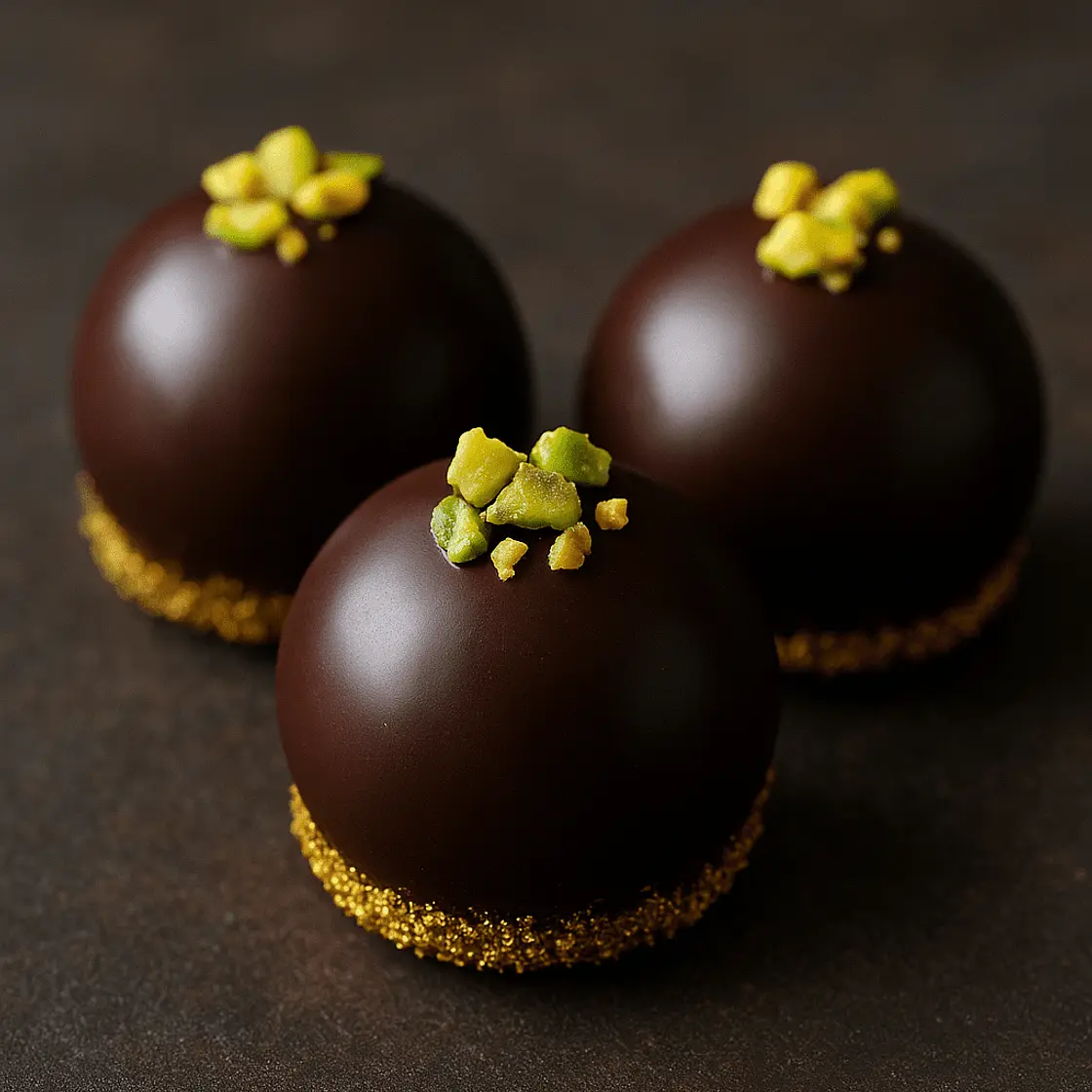 Boules de chocolat luxueuses Dubaï