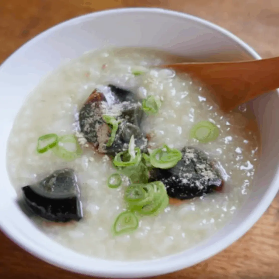 Jok, or Savory Rice Porridge
