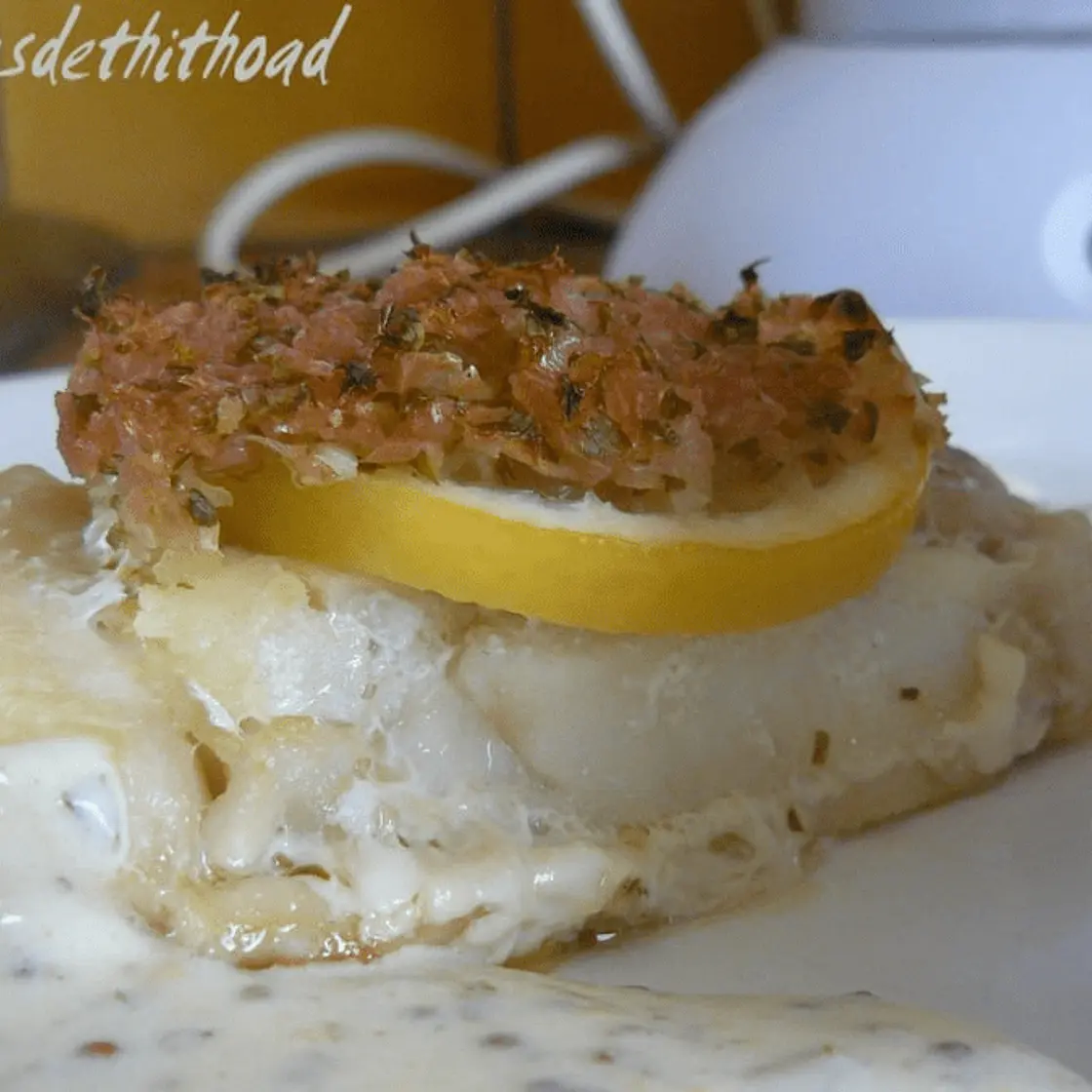 Filet de colin sauce citron