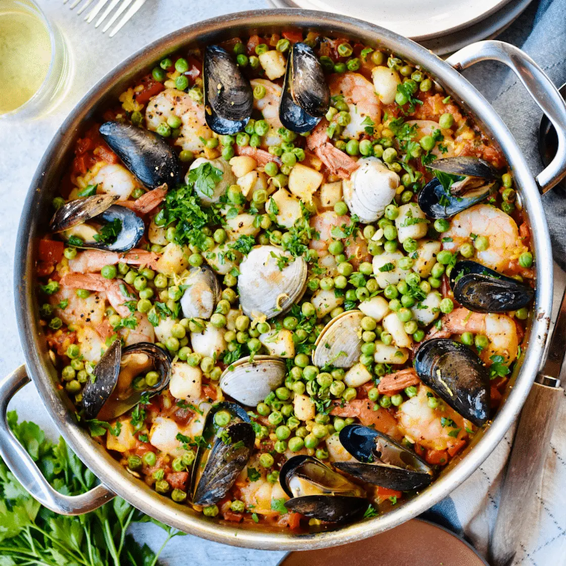 Classic Seafood Paella
