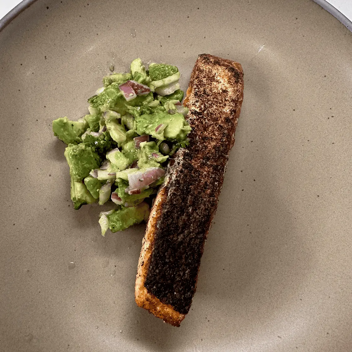 Mexican Inspired Salmon with Avocado Salsa