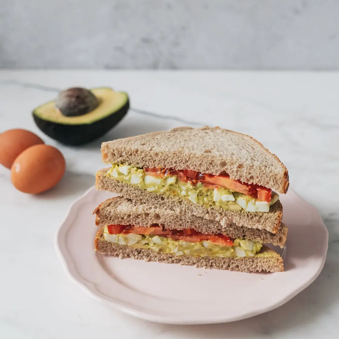 Avocado Egg Salad Sandwich