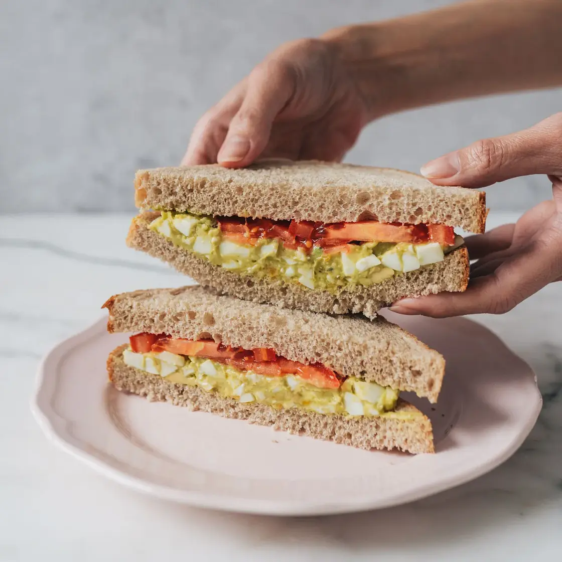 Avocado Egg Salad Sandwich