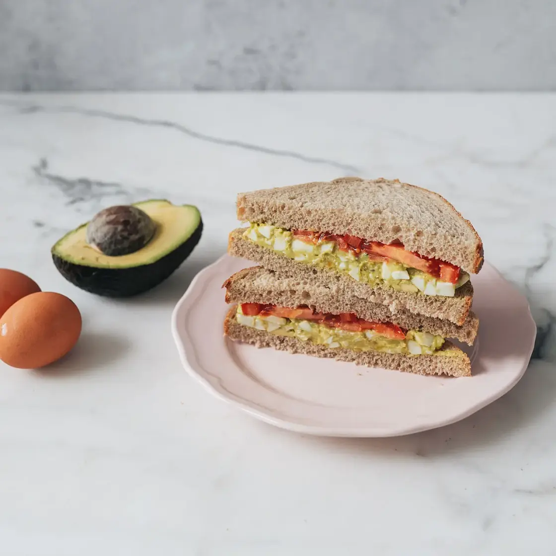 Avocado Egg Salad Sandwich