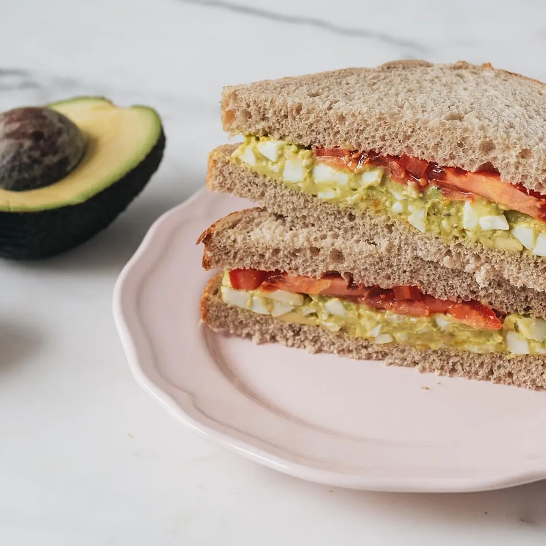 Avocado Egg Salad Sandwich
