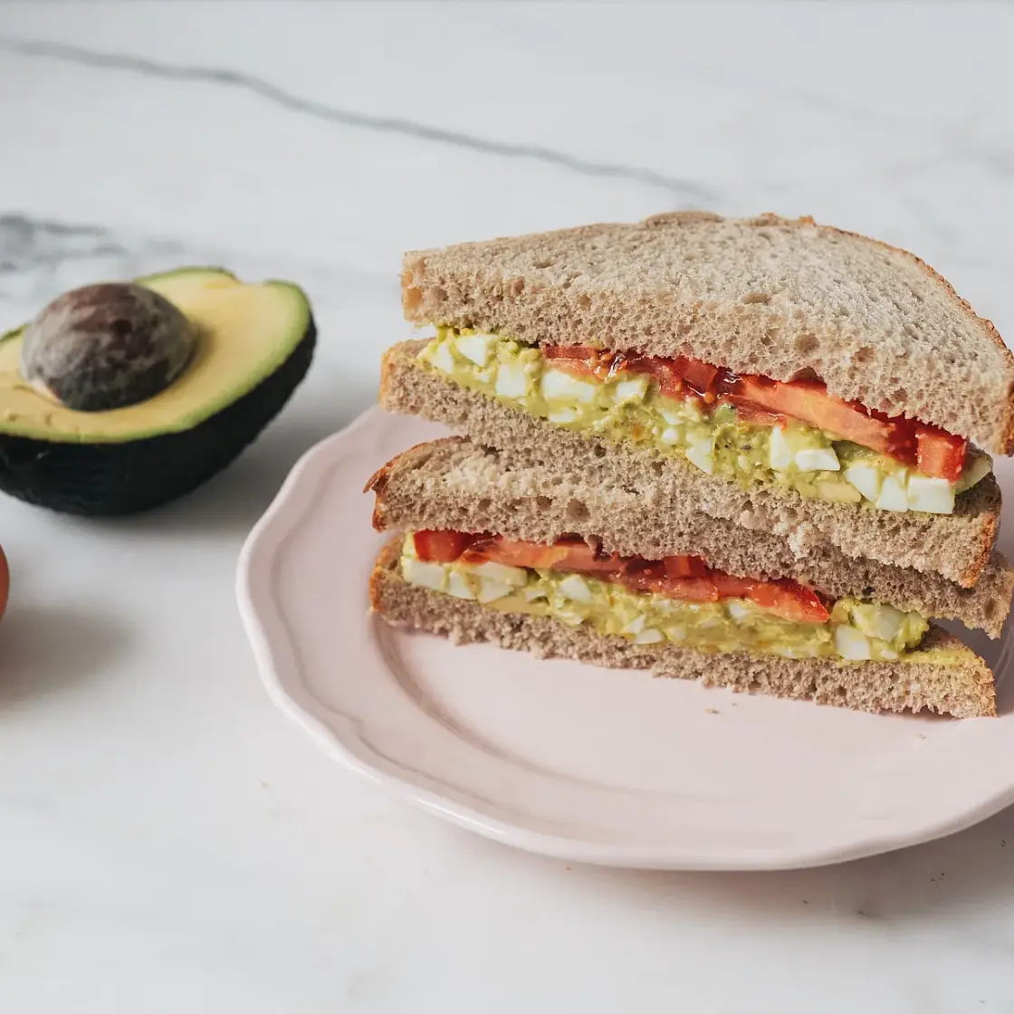 Avocado Egg Salad Sandwich