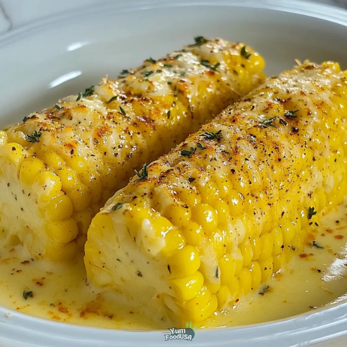 Garlic Parmesan Corn on the Cob