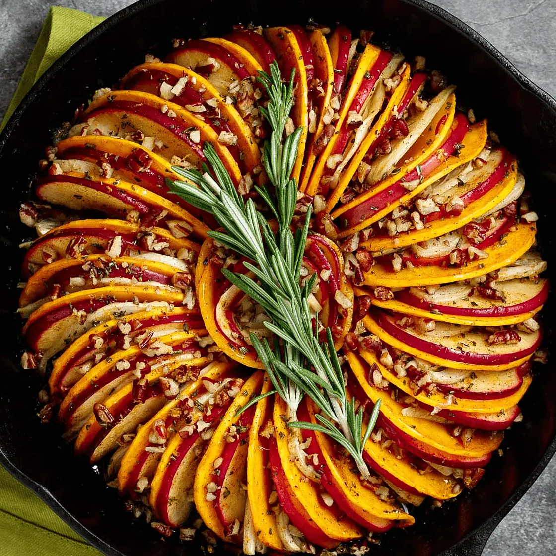 Butternut Squash, Apple, and Fennel Tian