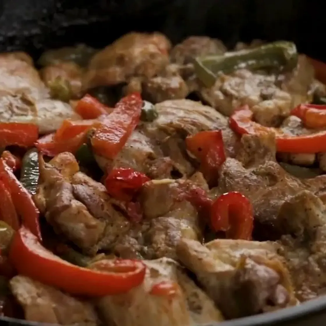 Amazing Chicken with Italian Green Bell Peppers for Dinner