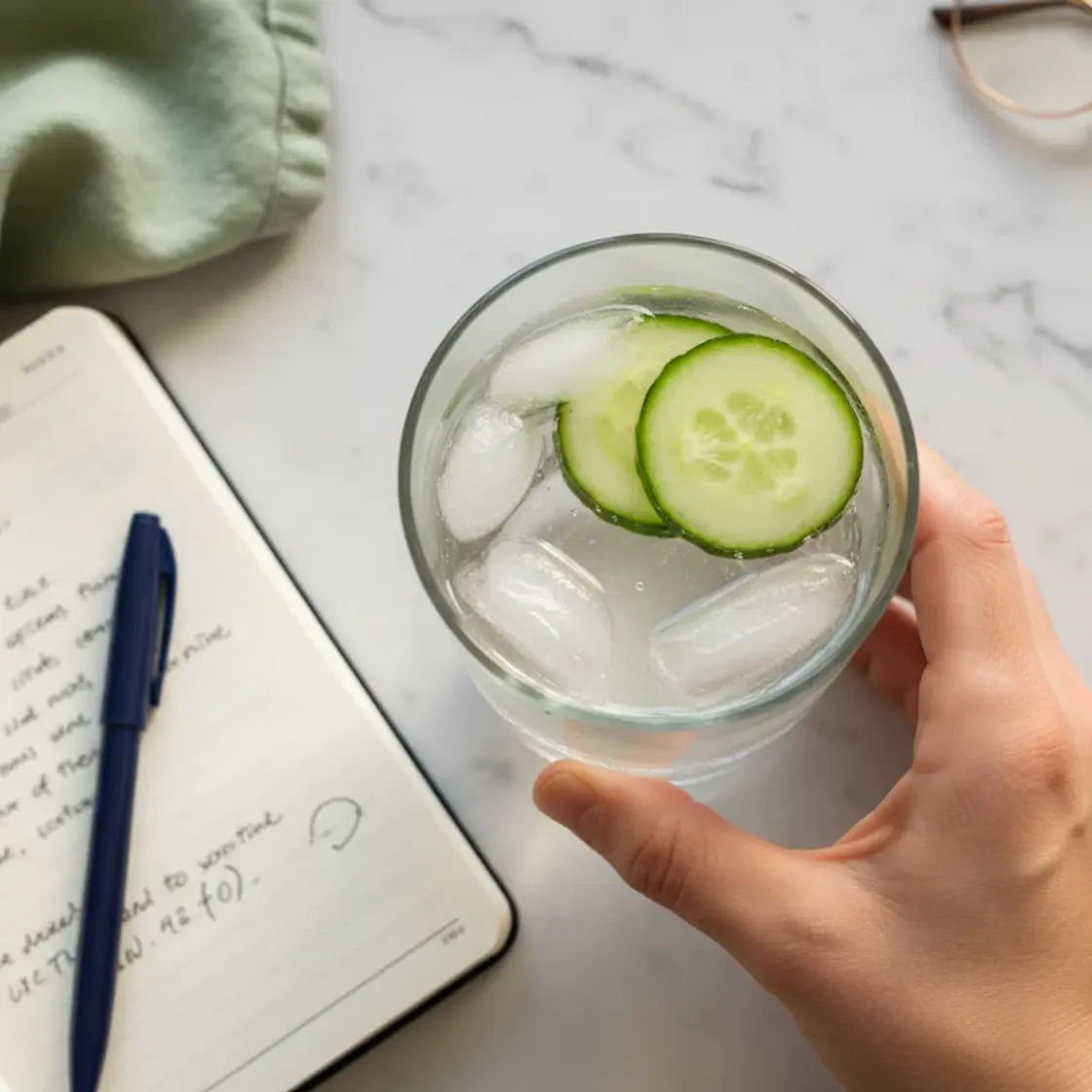 Cucumber Lemon Ginger Water