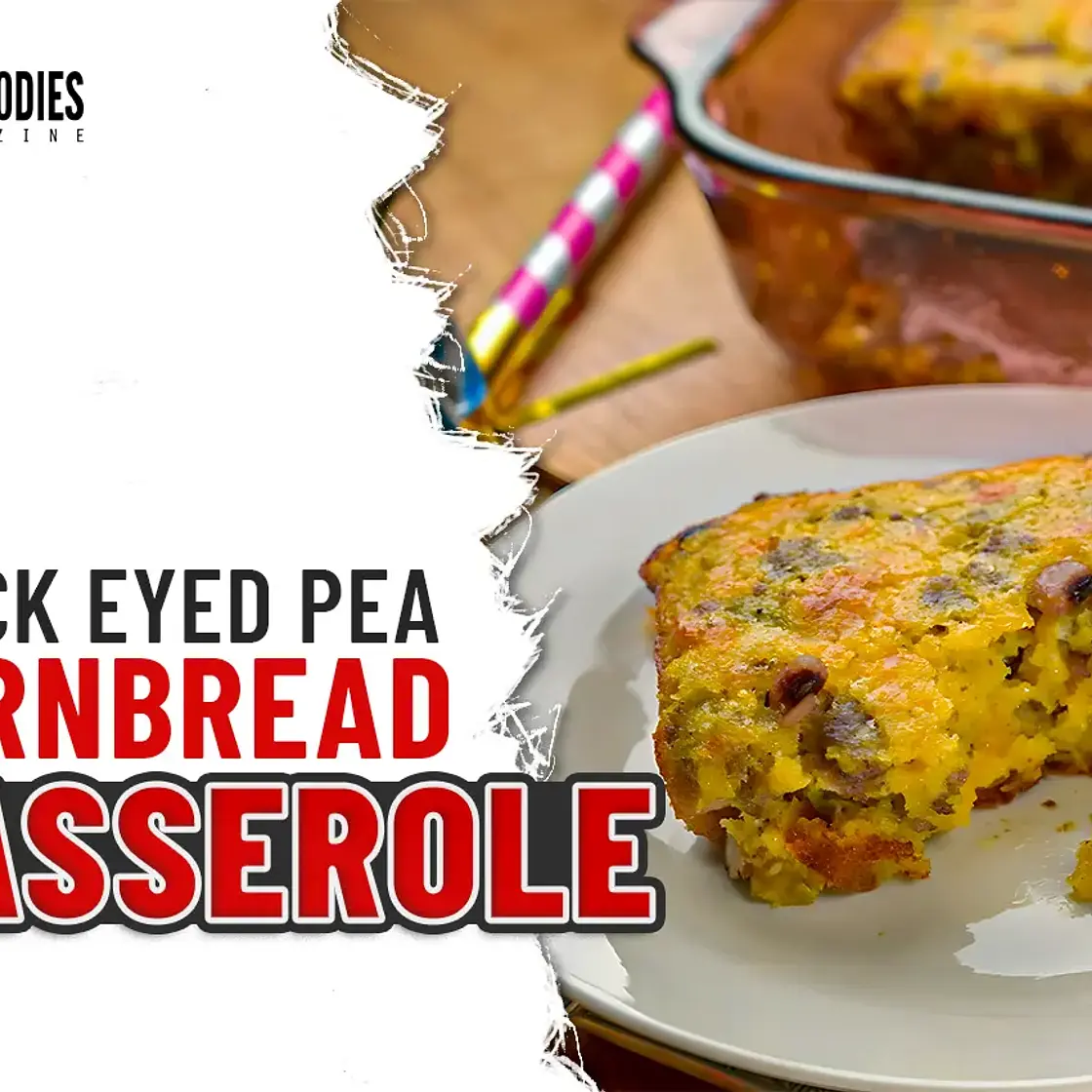 Black Eyed Pea Cornbread Casserole