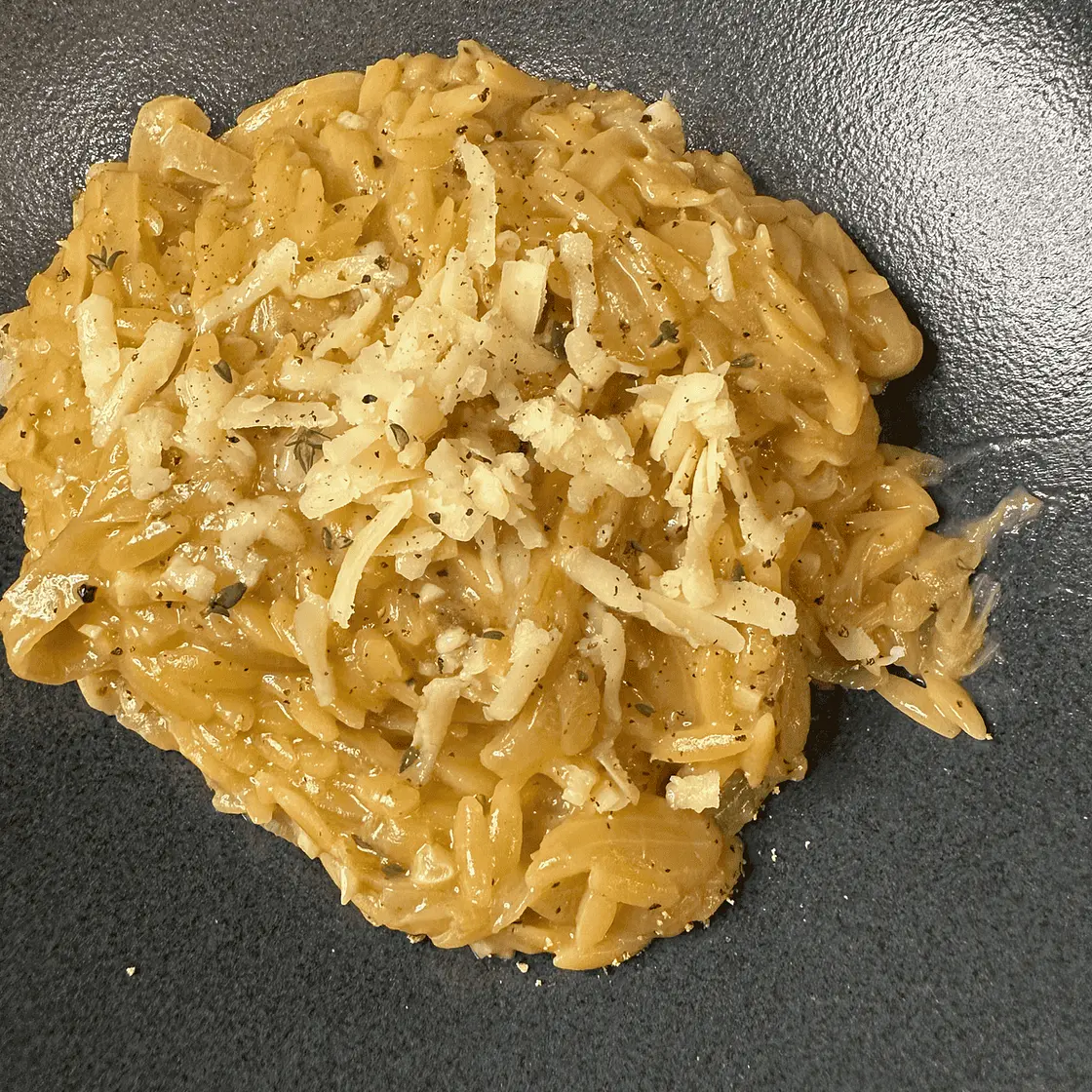 One Pan French Onion Orzo