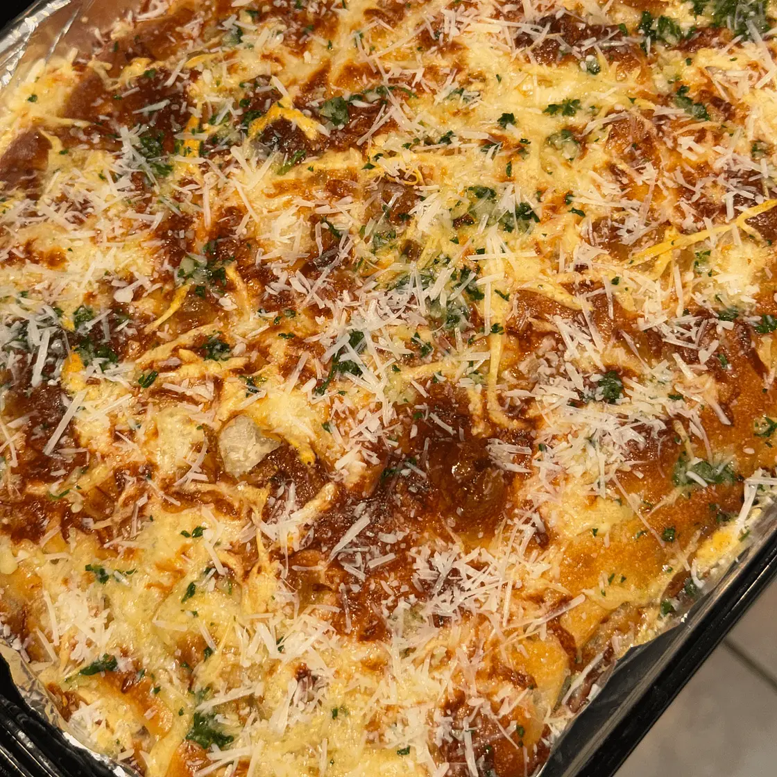 Garlic Butter + Cheese Stuffed Focaccia