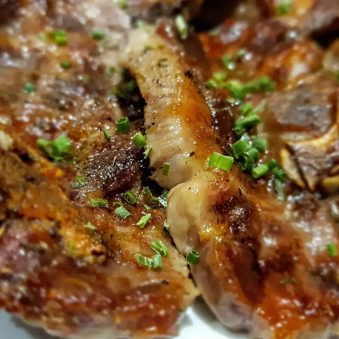 Oven-Baked Pork Neck Steaks
