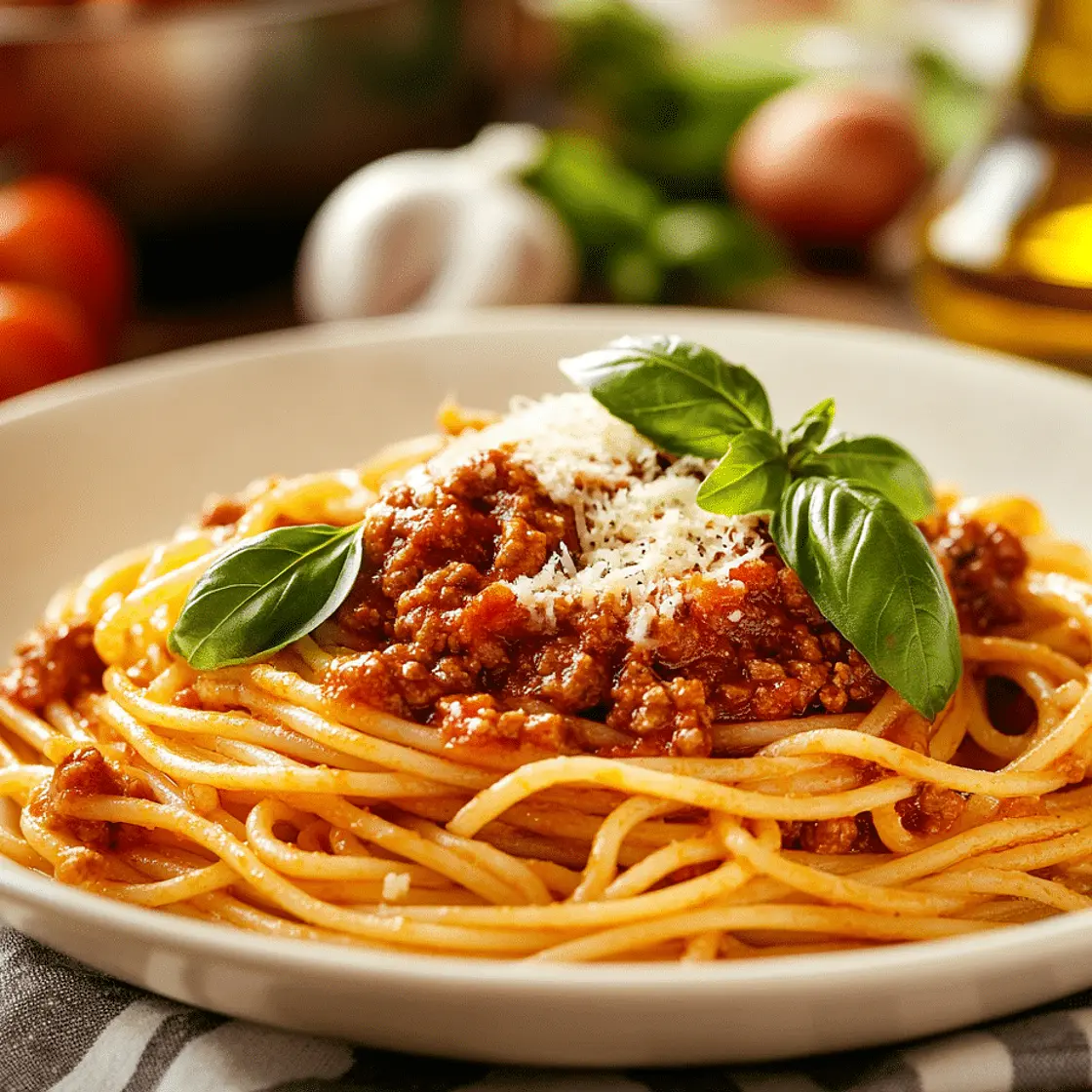 Original Italian Spaghetti Bolognese