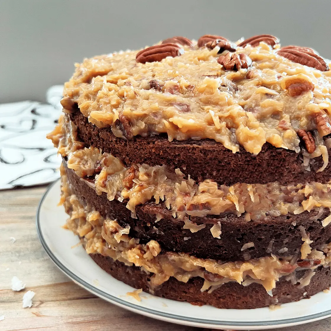 The BEST German Chocolate Cake