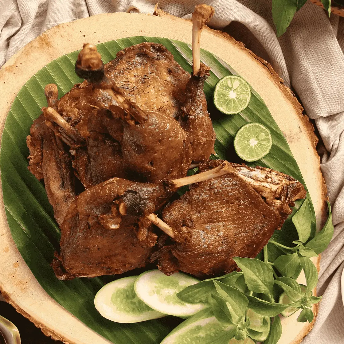 Indonesian Bebek Goreng (Fried Duck)