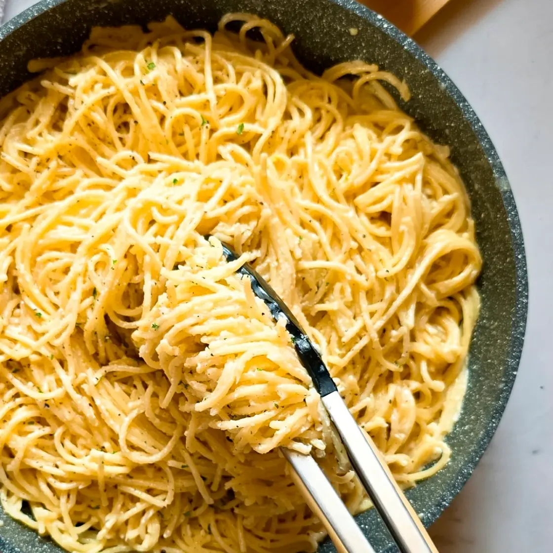 EASY Spaghettoni Recipe - Creamy Lemon Spaghetti