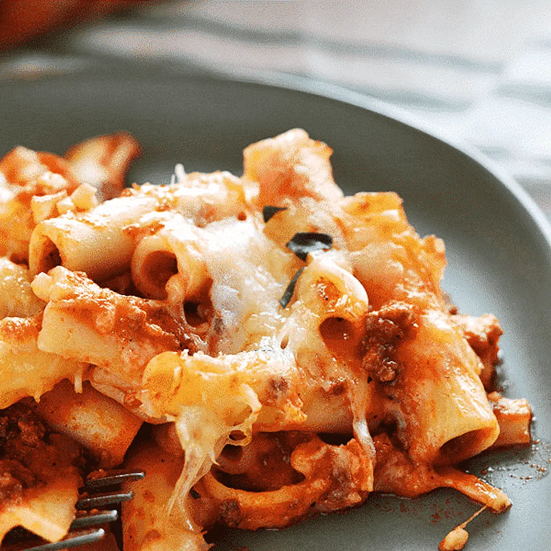 Easy Baked Ziti With Ground Beef