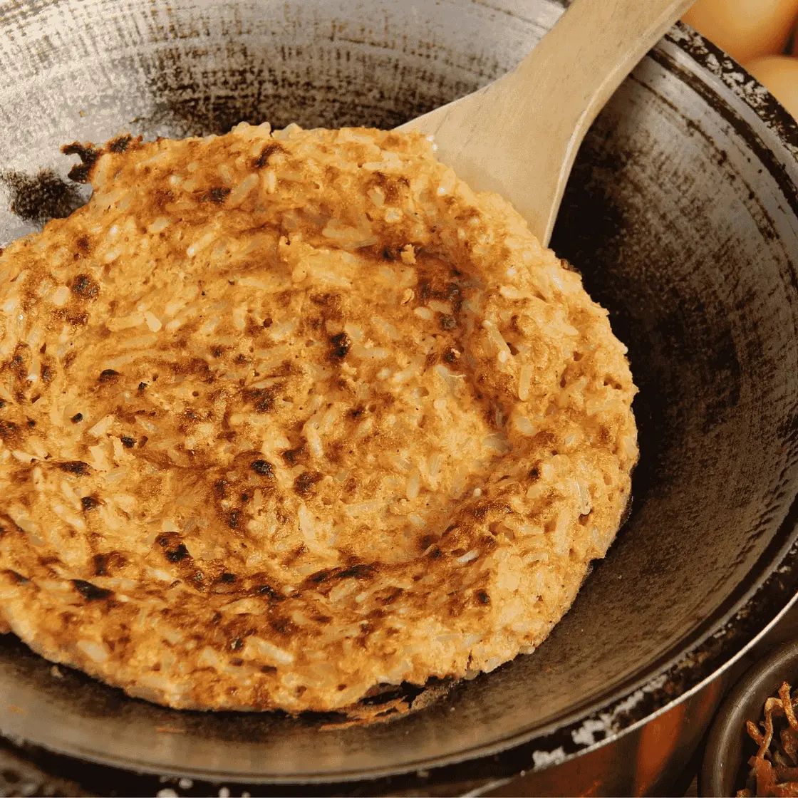 Indonesian Kerak Telor (Crispy Egg Pancake)