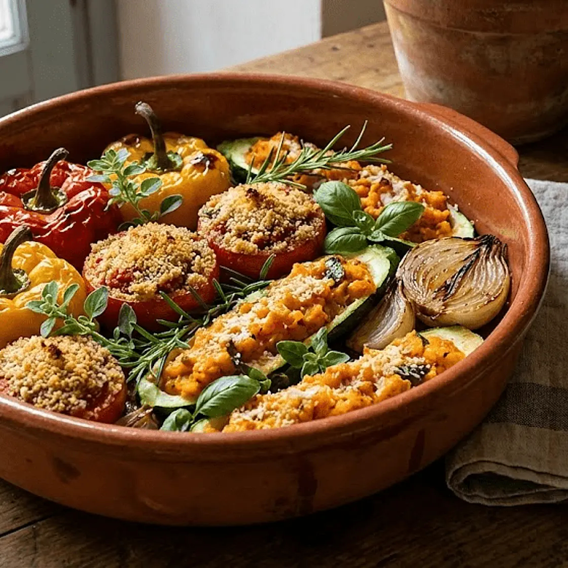 Ligurian Stuffed Vegetables