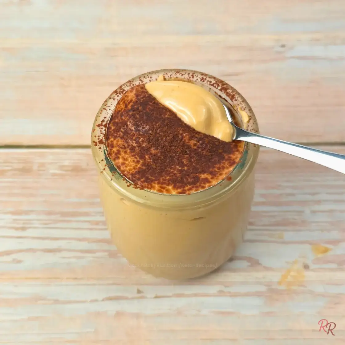 High Protein Keto Cottage Cheese Tiramisu Mousse
