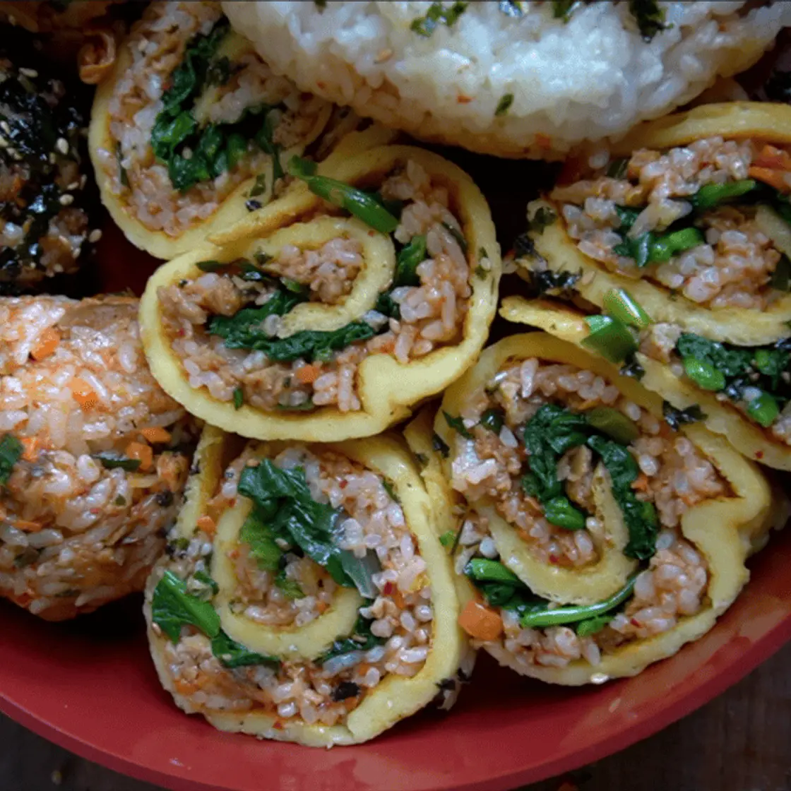 Jumoek Bap Doshirak (Fist Rice Lunchbox)