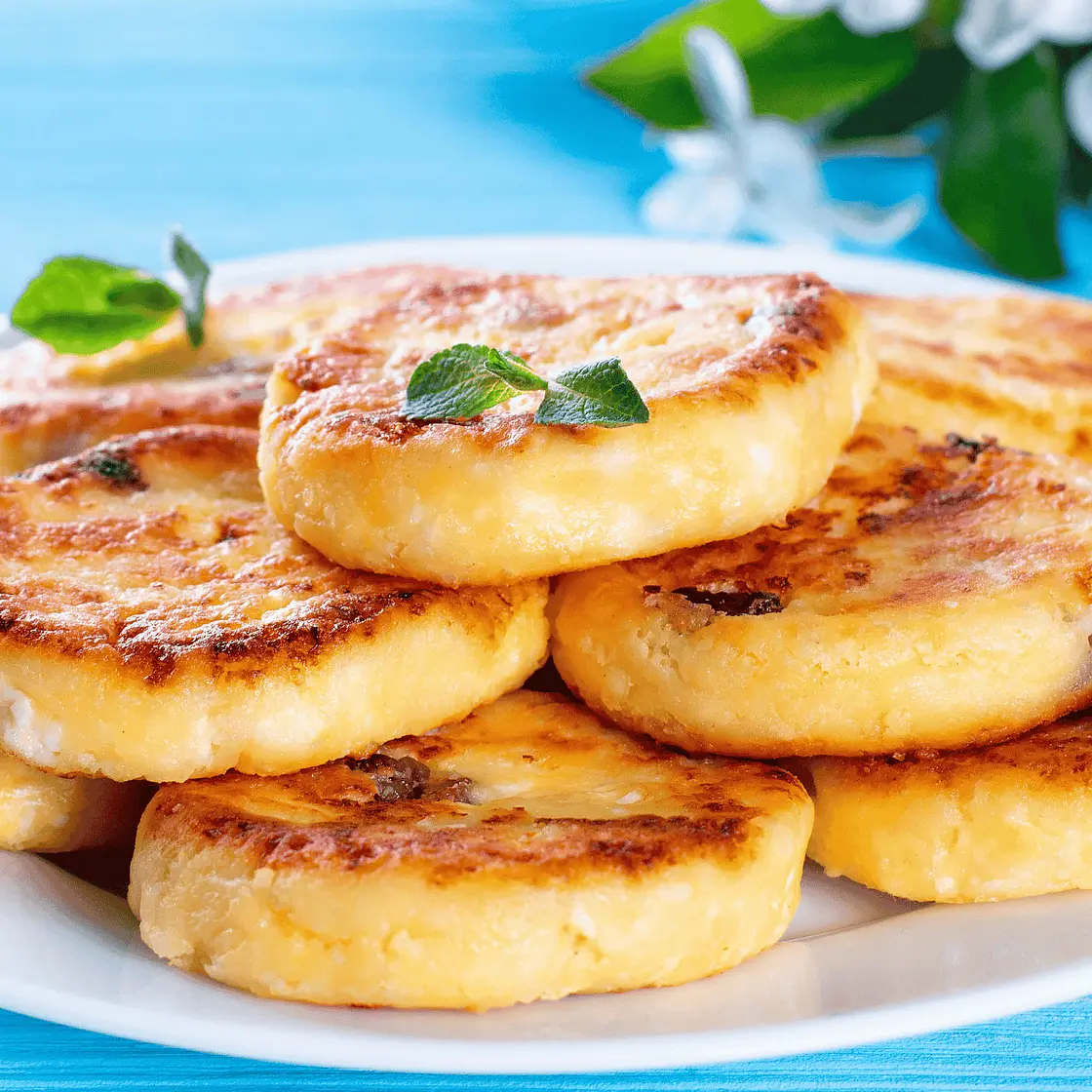 Russian Syrniki (Cottage Cheese Pancakes)
