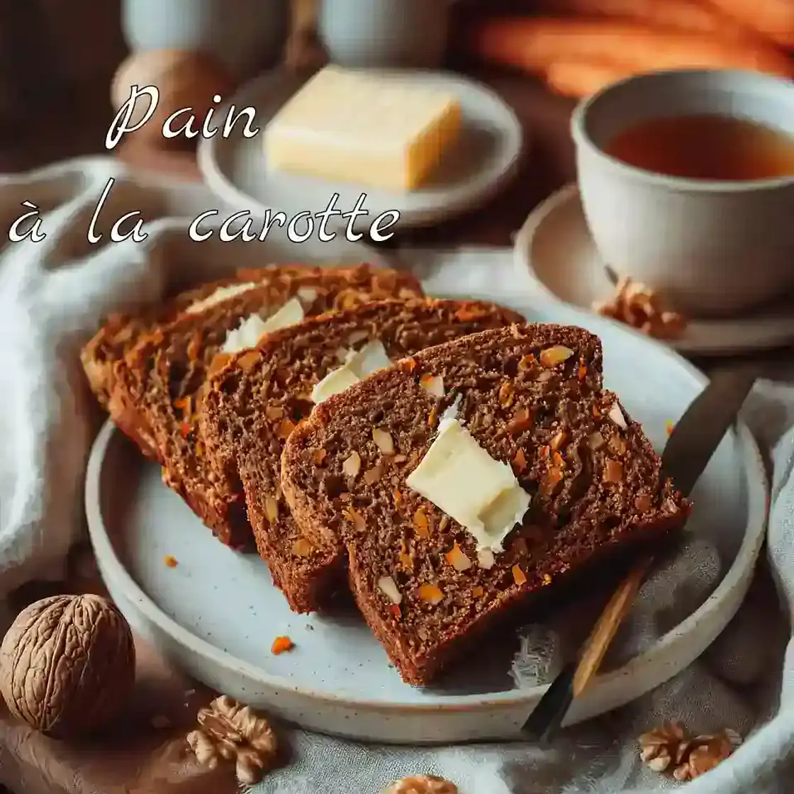 Recette Pain à la carotte