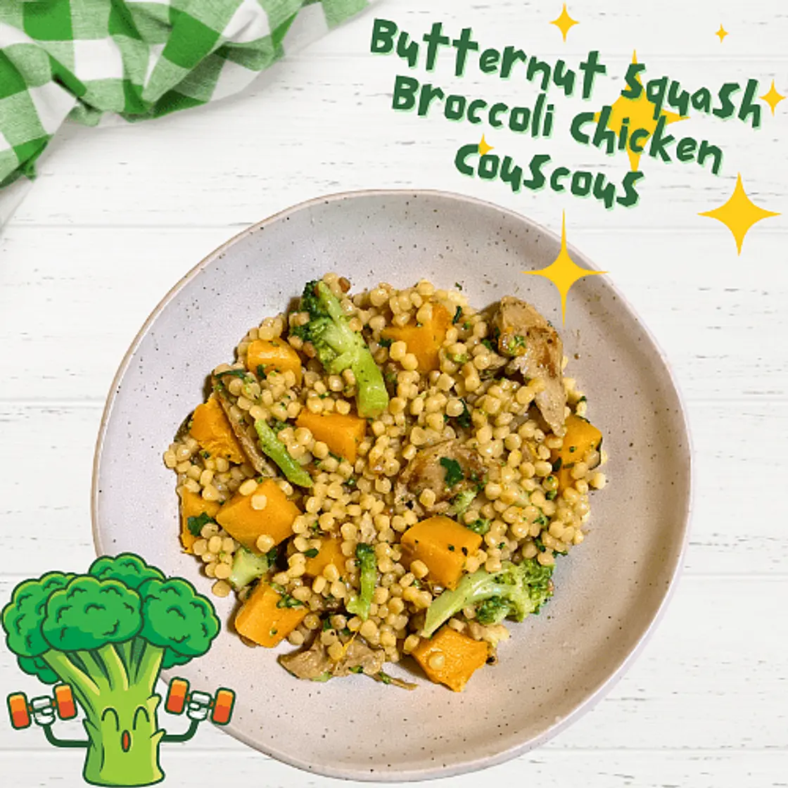 Butternut Squash Broccoli Chicken Couscous