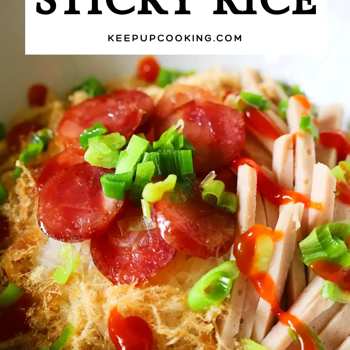 Vietnamese Xoi Man - Savory Sticky Rice