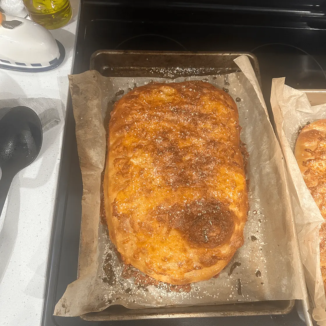 Garlic Butter + Cheese Stuffed Focaccia