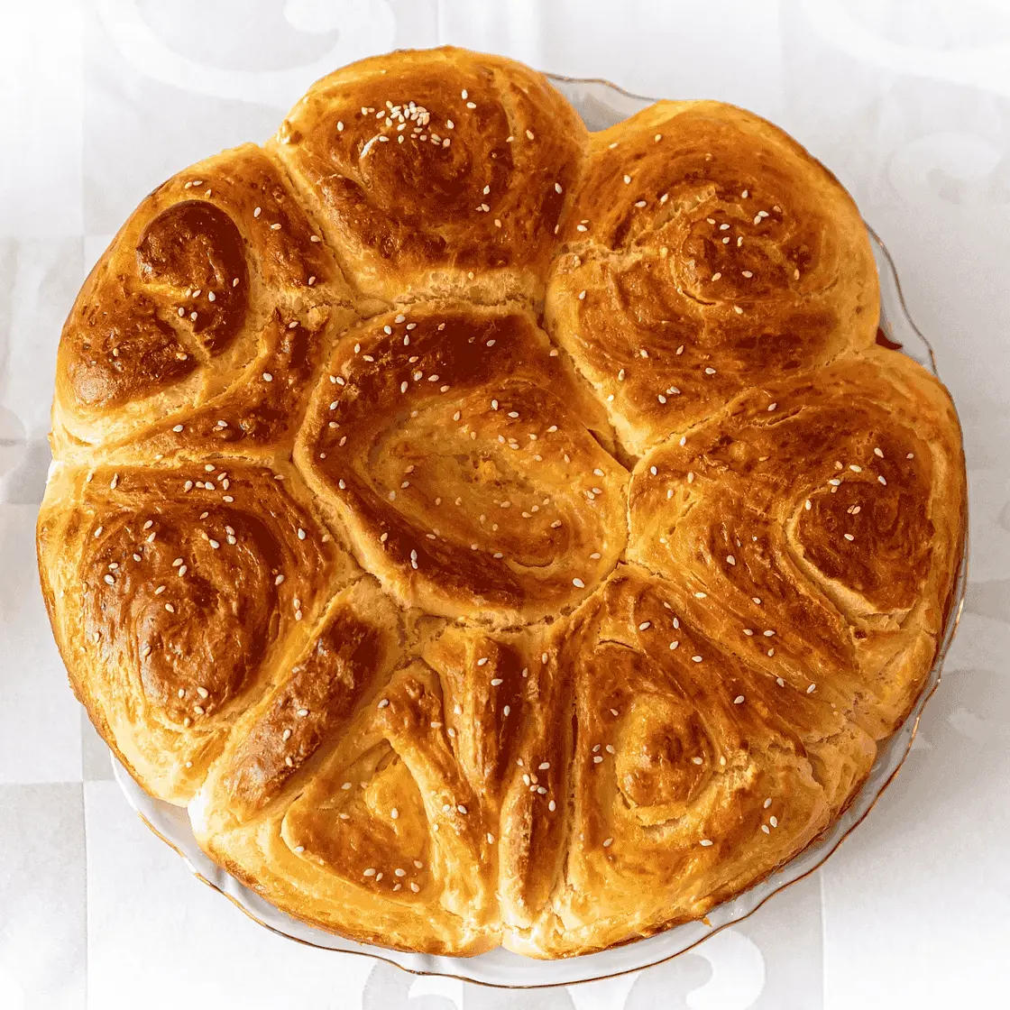 Česnica (Serbian Christmas Bread)