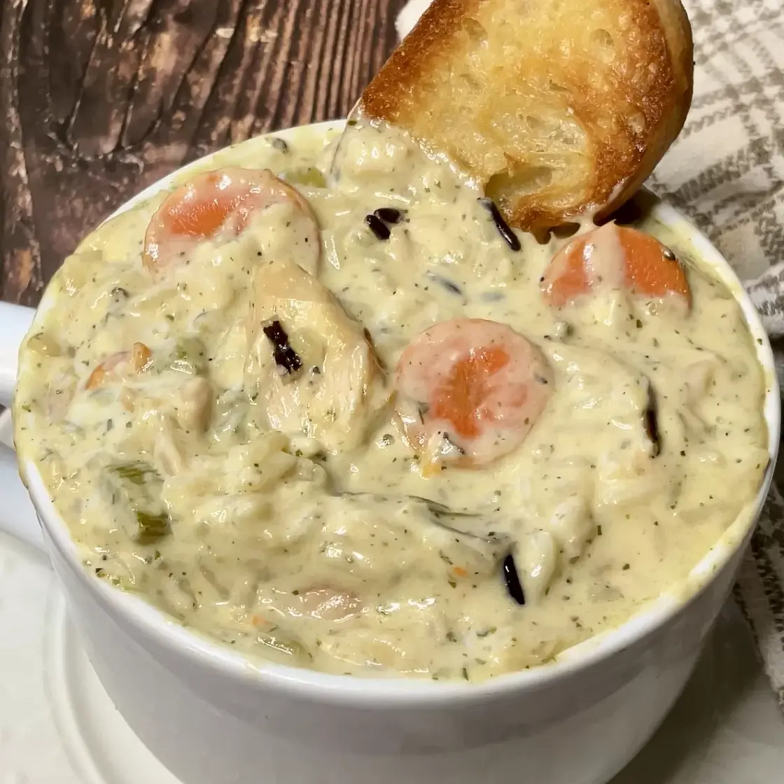 Creamy Chicken and Wild Rice Soup