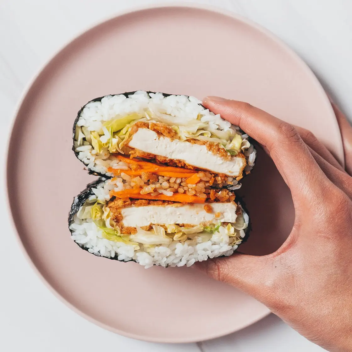 Tofu Katsu Onigirazu