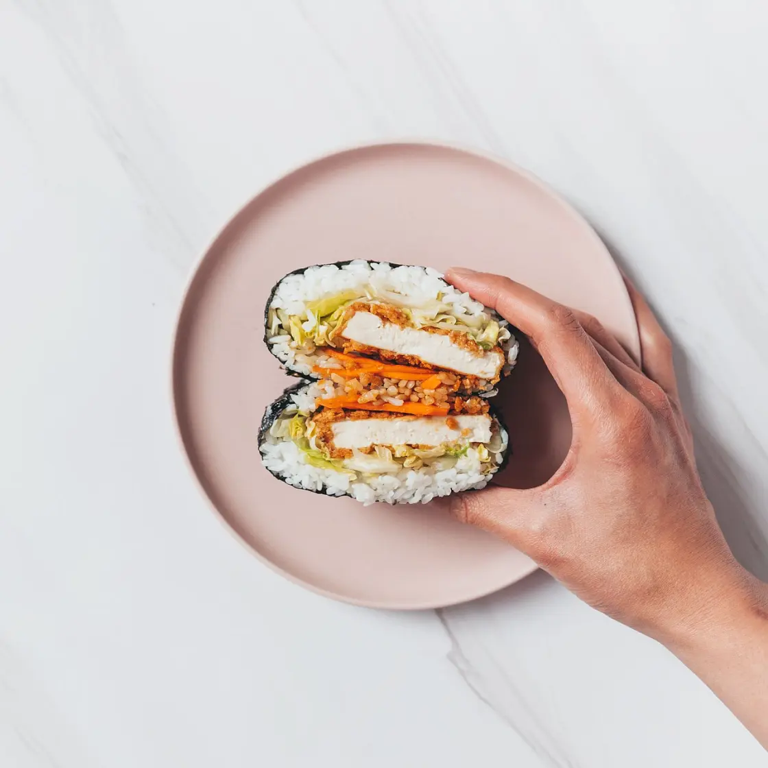 Tofu Katsu Onigirazu