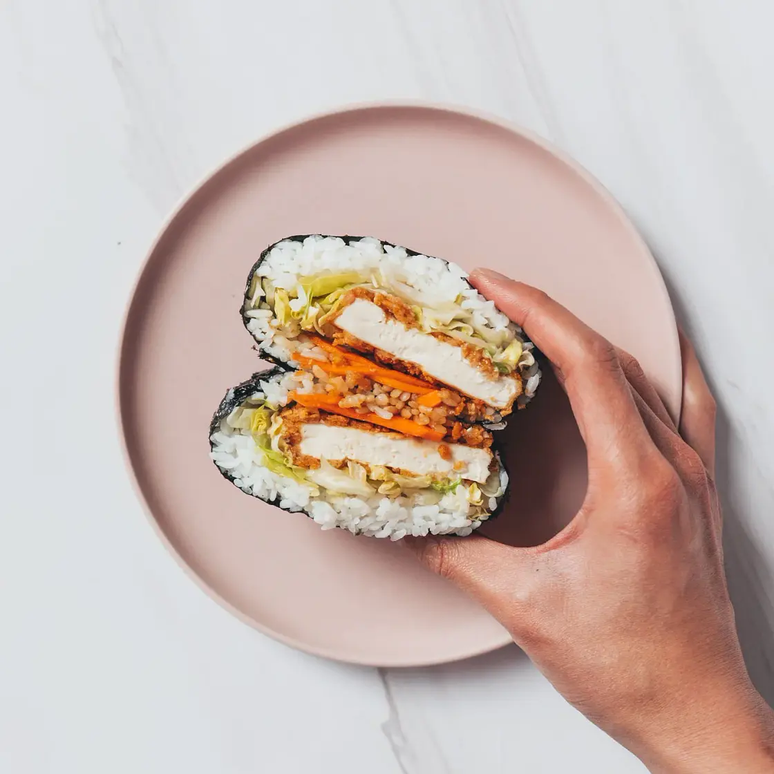 Tofu Katsu Onigirazu