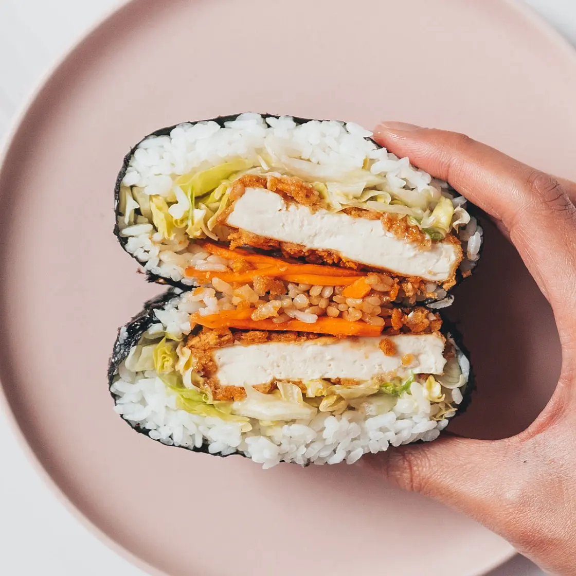 Tofu Katsu Onigirazu