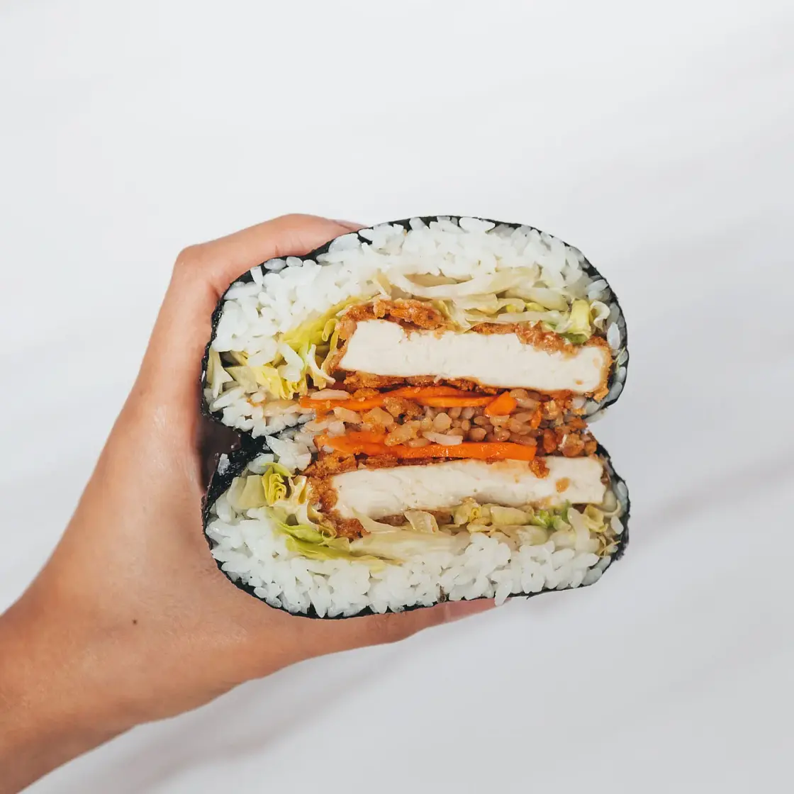 Tofu Katsu Onigirazu