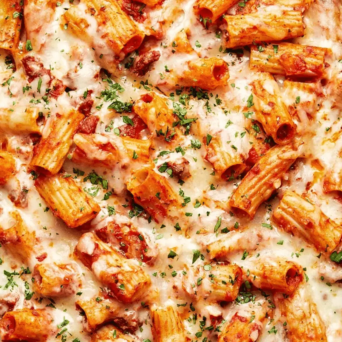 Modern Proper–Style Veggie-Loaded Half Rigatoni Baked Pasta