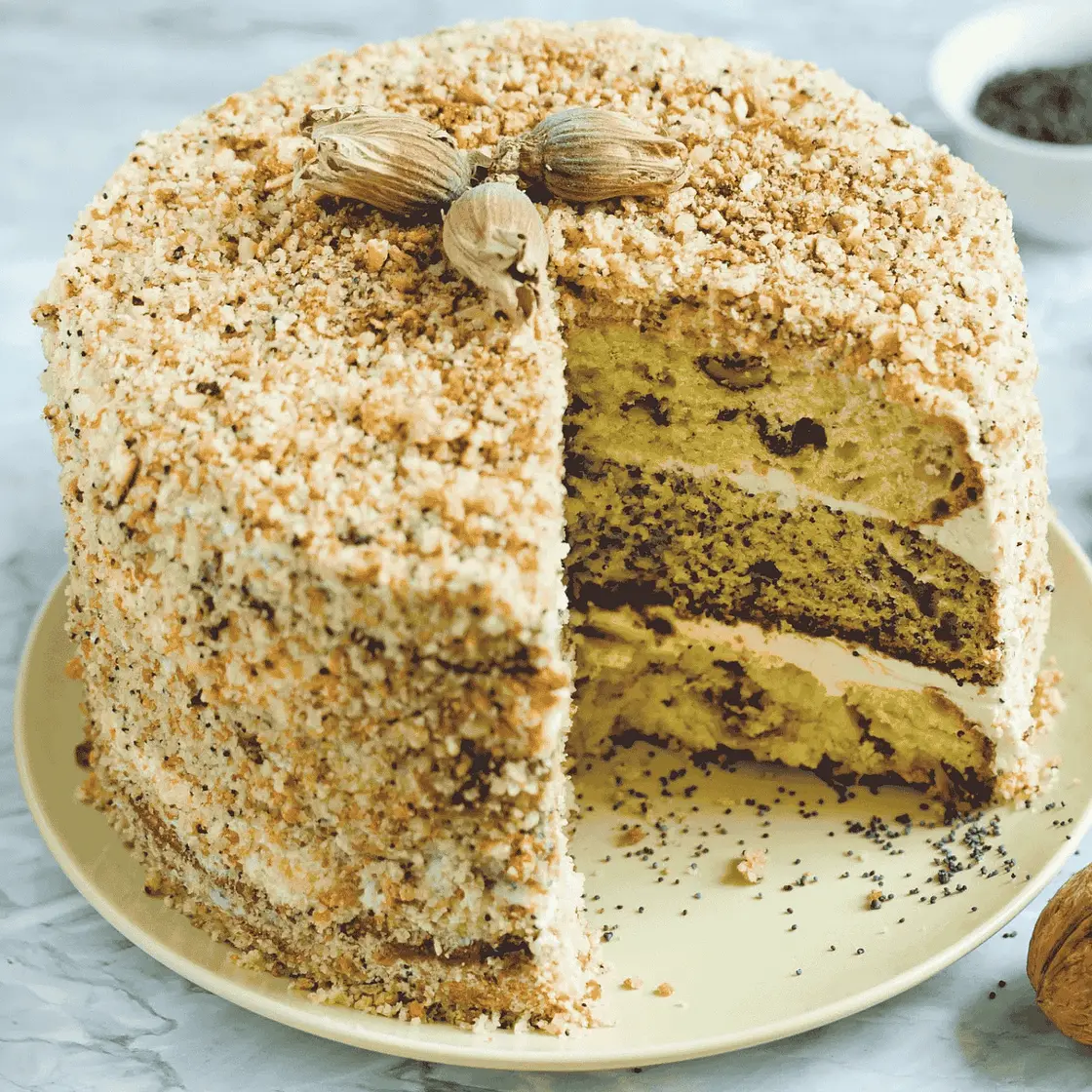 Russian Smetannik (Sour Cream Cake)